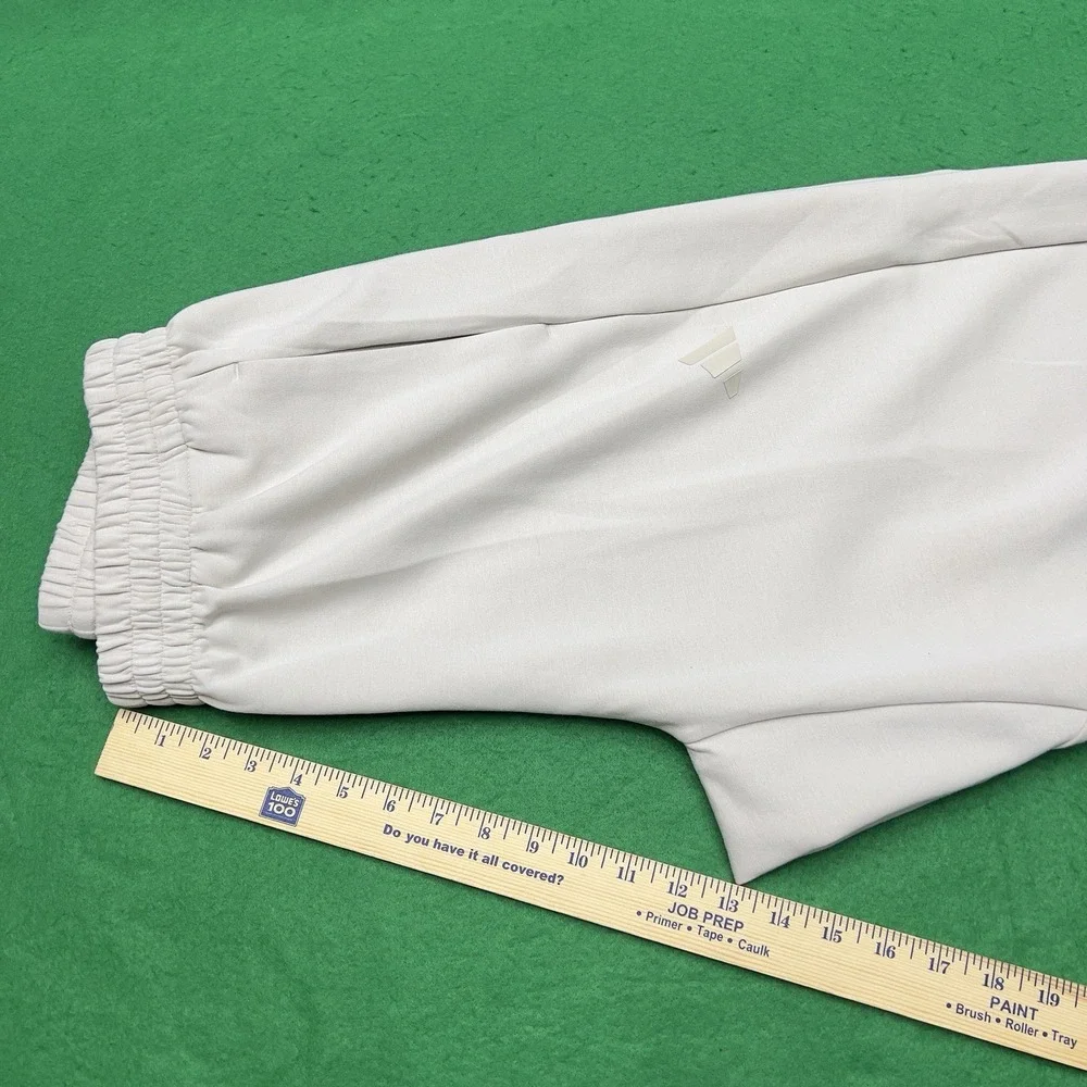 Adidas SOFT LUX Mens Size Medium Beige Jogger Pants KB5691